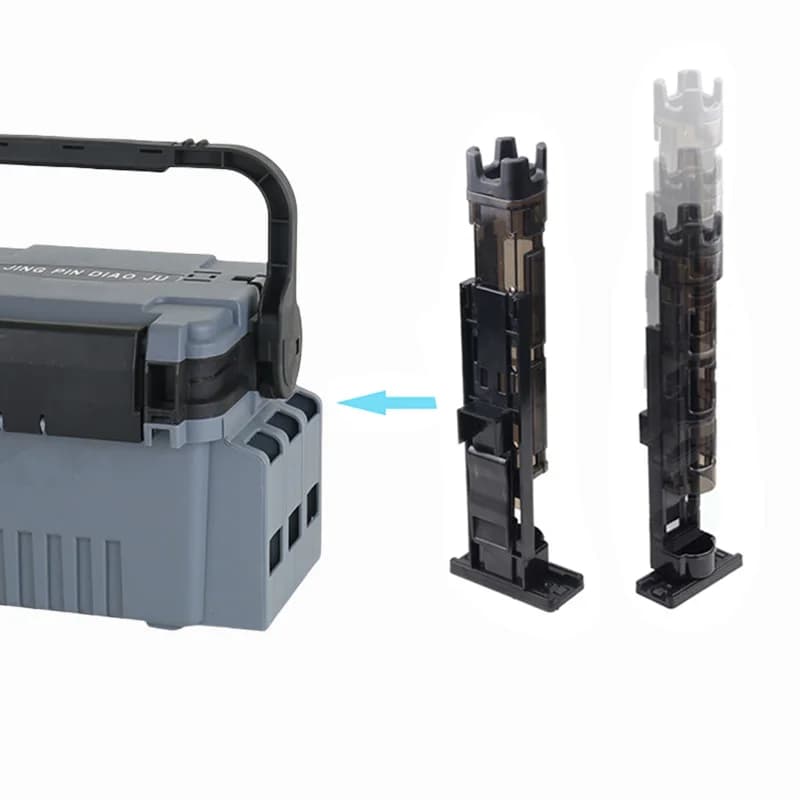 Multifunctional Portable Fishing Box Rod Stand Fishing Box Rod Barrel Holder Fishing Box Pole Accessories - Image 4