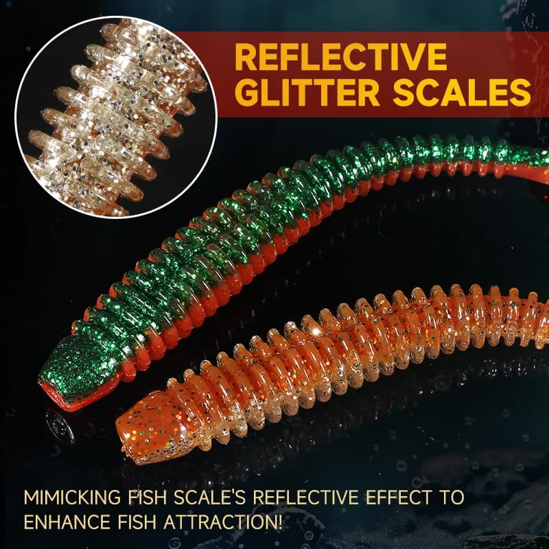 Supercontinent Impact Ring Shad Fishing Lure Soft 63mm 80mm 97mm Plastics Baits Swimbait Jigging Lure Artificial Baits - Image 4