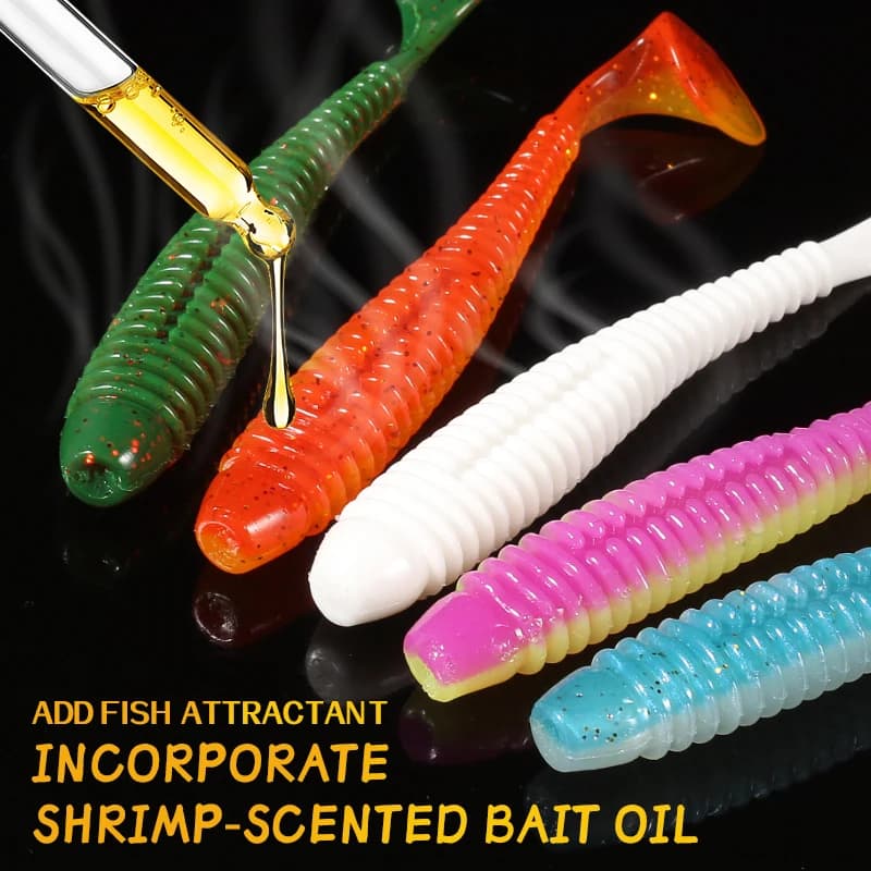 Supercontinent Impact Ring Shad Fishing Lure Soft 63mm 80mm 97mm Plastics Baits Swimbait Jigging Lure Artificial Baits - Image 6