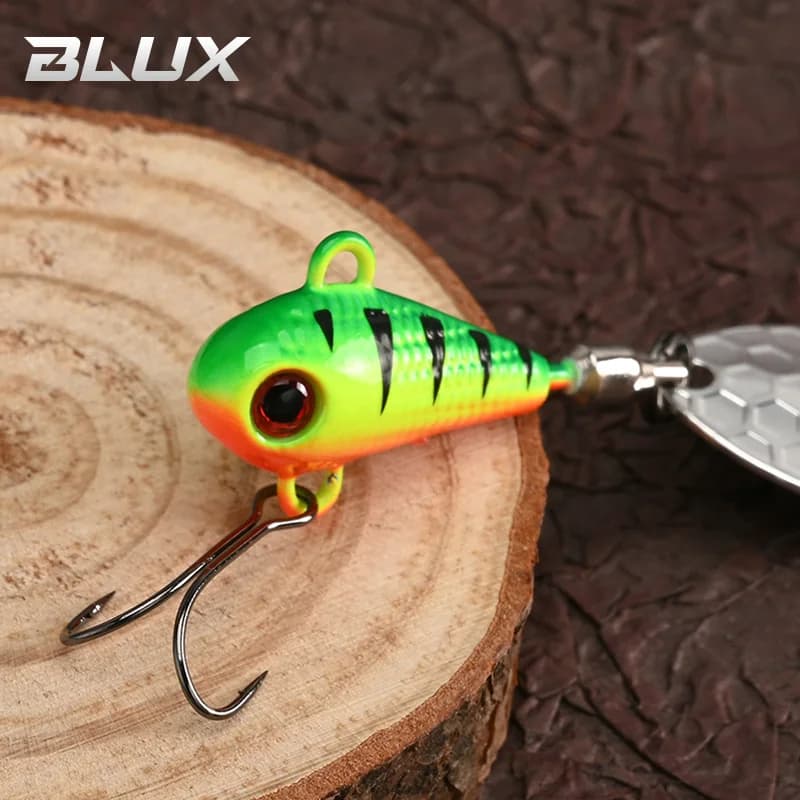 BLUX SPINTAIL Fishing Lure 4.5g 7g 11g Mag Tail Spinner Shad Metal Vib Casting Shore Jig Bait Copper Blade Spoon Freshwater Bass - Image 3