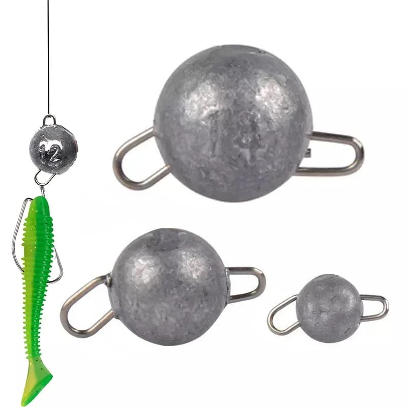 5pcs/lot Fishing Weight Sinker 3g-28g Deep Water Bullet Weight with Swivel Round Ball Sinkers Fishing Tackle Accessories - Image 1