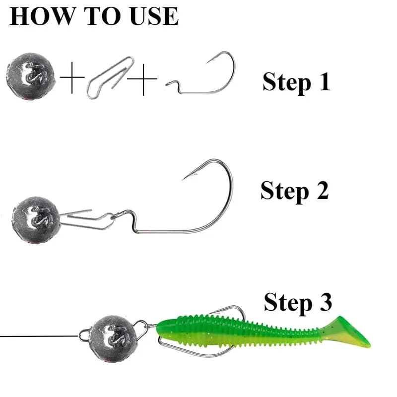 5pcs/lot Fishing Weight Sinker 3g-28g Deep Water Bullet Weight with Swivel Round Ball Sinkers Fishing Tackle Accessories - Image 3