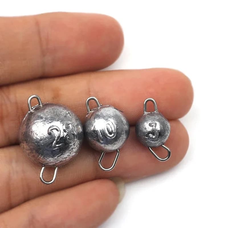 5pcs/lot Fishing Weight Sinker 3g-28g Deep Water Bullet Weight with Swivel Round Ball Sinkers Fishing Tackle Accessories - Image 4