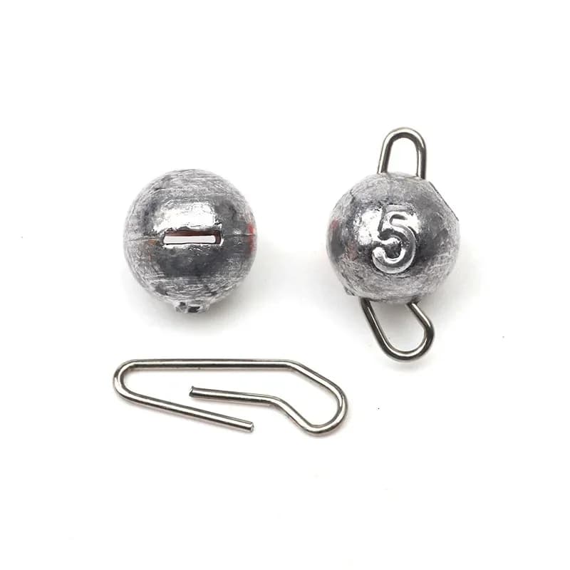 5pcs/lot Fishing Weight Sinker 3g-28g Deep Water Bullet Weight with Swivel Round Ball Sinkers Fishing Tackle Accessories - Image 5