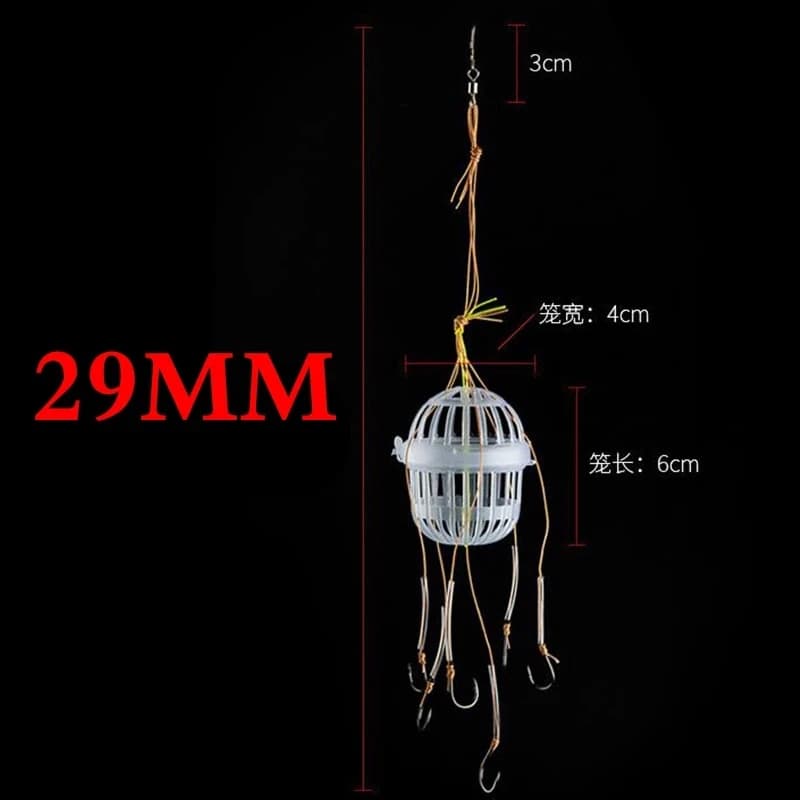 1PCS Fishing Hooks Explosion Baits Cage Sea Box Hook Monsters With Six Strong Carbon Steel Plastics Carp Spherical Tools Tackle - Image 4