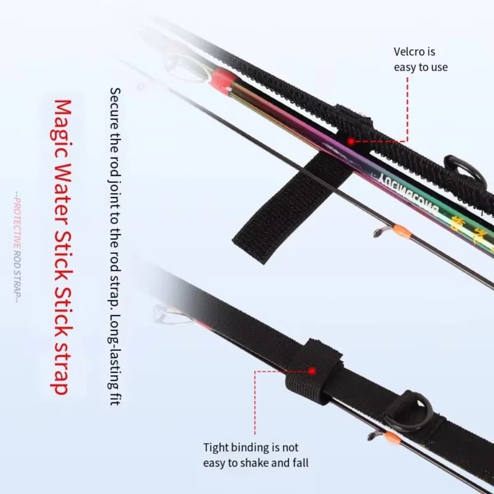Portable Fishing Rod Storage Bag Adjustable Fishing Rod Shoulder Belt Fishing Rod Belt Protector Reel Fishing Accessories - Image 3