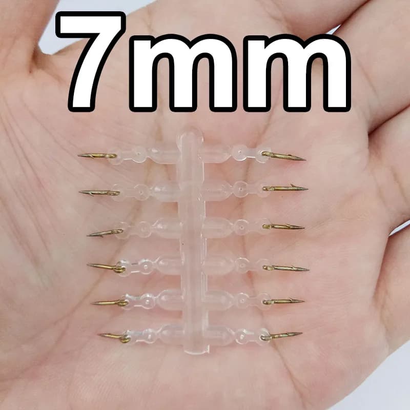 12pcs Metal Bait Spike Carp Fishing Accessories Bait Sting Boilies Pin with Clear Rubber Corn Ronnie Hair Rig Carp Feeder Tackle - Image 4