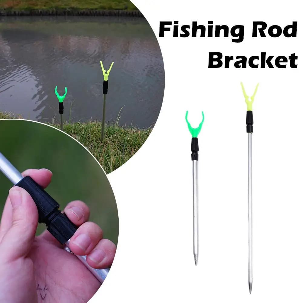 50/80cm Fishing Bankstick Adjustable Extending Rod Rest Telescopic Fishing Stand Holders Fishing Rod Bracket Fishing Accessories - Image 4