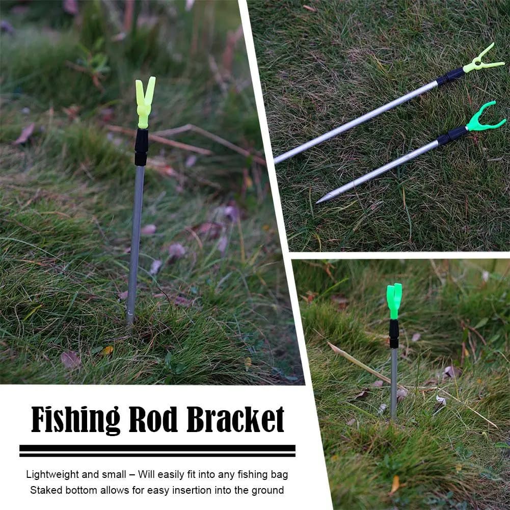 50/80cm Fishing Bankstick Adjustable Extending Rod Rest Telescopic Fishing Stand Holders Fishing Rod Bracket Fishing Accessories - Image 5