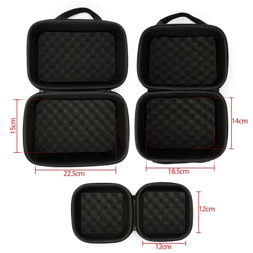 Hirisi S/M/L Spinning Fishing Bag PU Case Cover Fishing Reel Bag Shockproof Waterproof Fishing Tackle Storage Case - Image 4