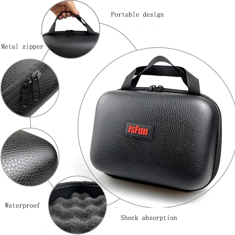 S/M/L Spinning Fishing Bag PU Case Cover Fishing Reel Bag Shockproof Waterproof Fishing Tackle Storage Case For 1-2 Fishing Reel - Image 3