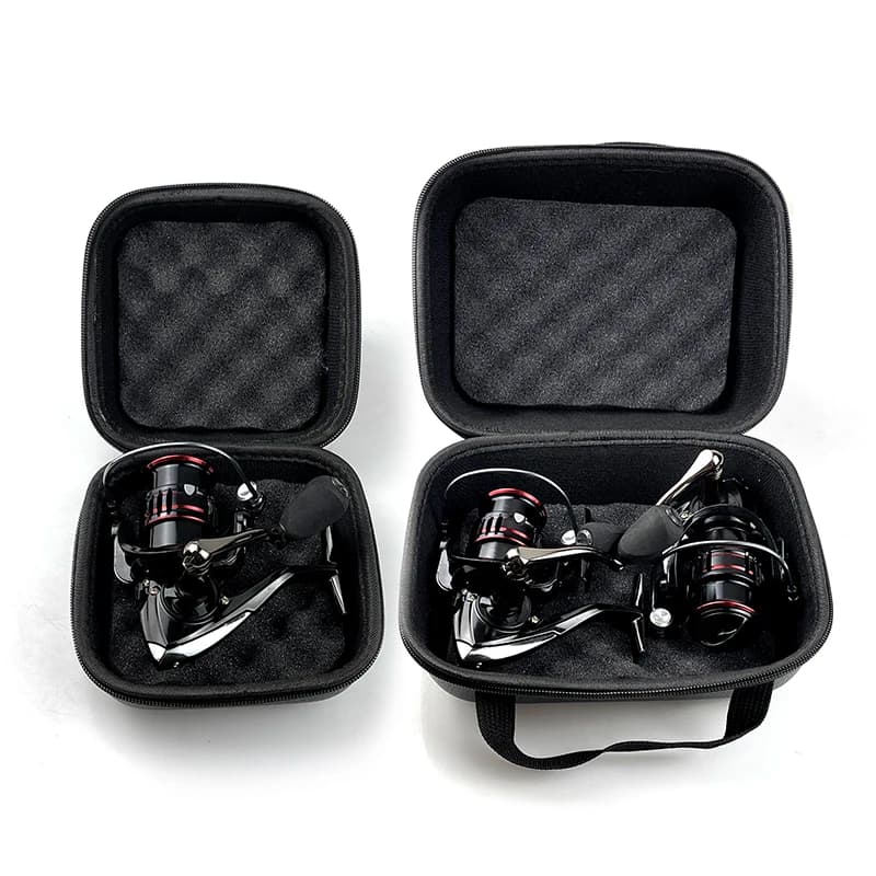 S/M/L Spinning Fishing Bag PU Case Cover Fishing Reel Bag Shockproof Waterproof Fishing Tackle Storage Case For 1-2 Fishing Reel - Image 5