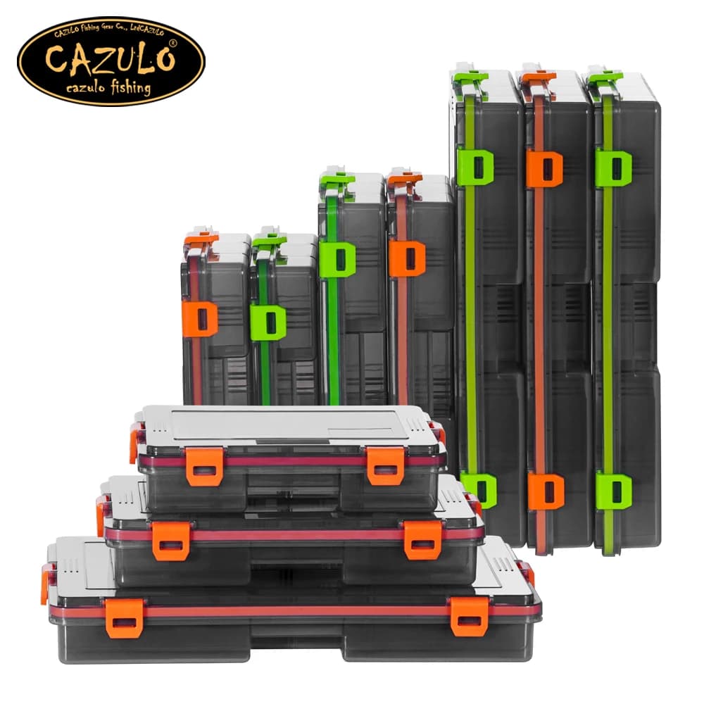 CAZULO waterproof fishing gear box, fishing equipment bait box, fishing hook storage box, fishing tool accessories - Image 1