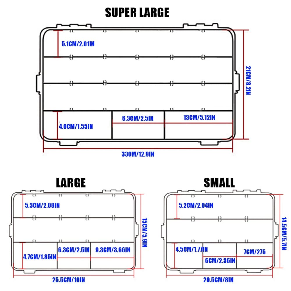 CAZULO waterproof fishing gear box, fishing equipment bait box, fishing hook storage box, fishing tool accessories - Image 3