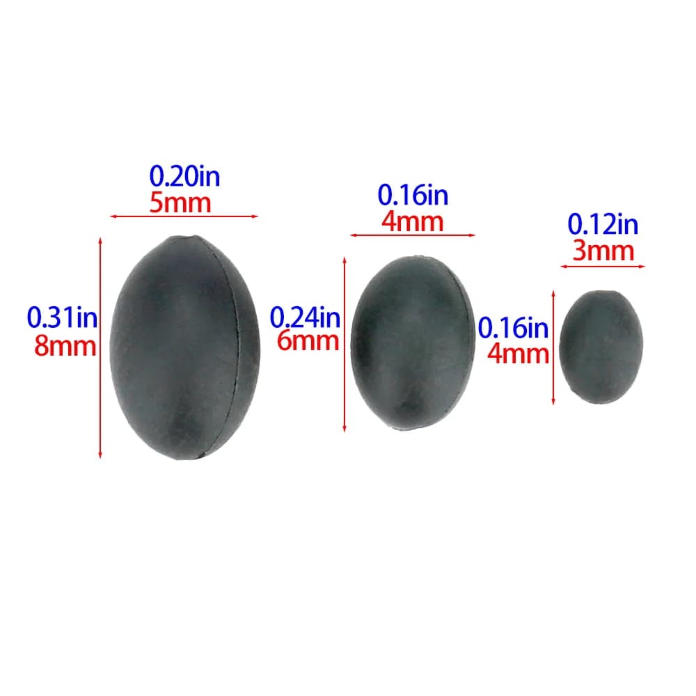 Hirisi 1set Tungsten Sinkers Hooklink Weights Size 4mm/6mm/8mm Carp Fishing Tackle AG301 Fishing Accessories - Image 2