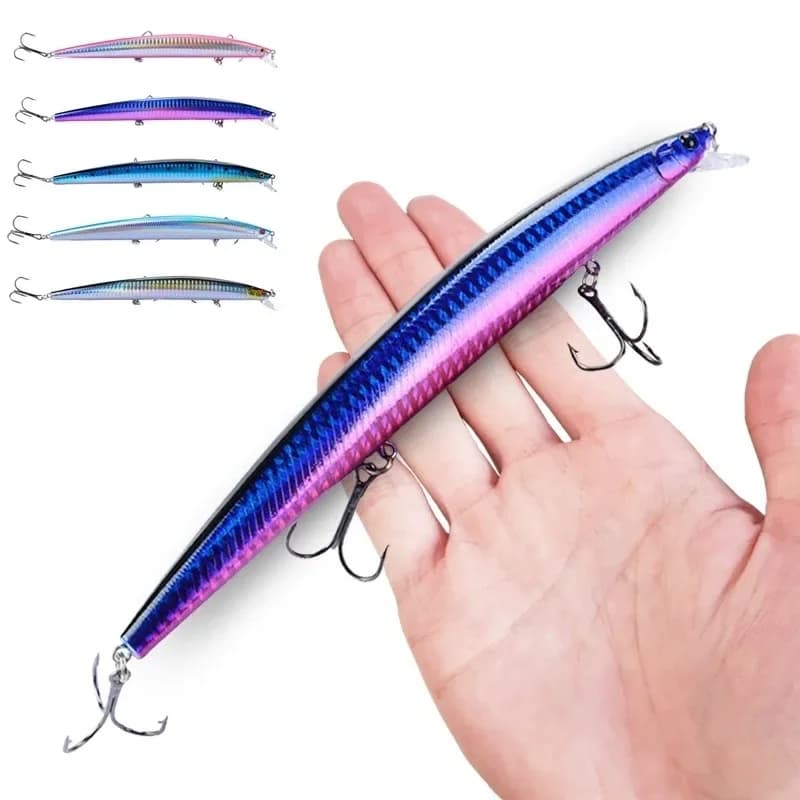 16 Colors 18cm 24g Minnow Fishing Lure Laser Crankbait Hard Artificial Bait Plastic Big Fake Fish Lures Sea Fishing Bait - Image 5