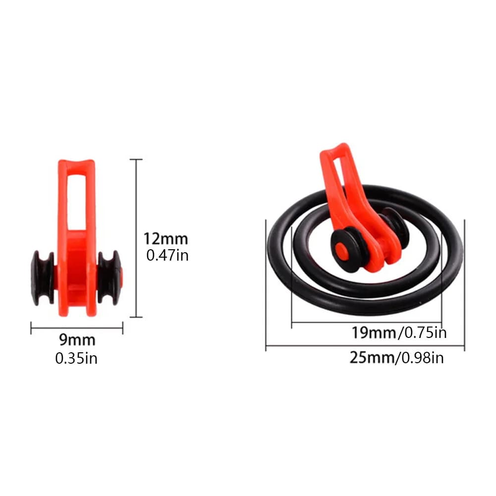 JOOYOO 10pcs/lot Fishing Rod Pole Hook Keeper - Securely Silicone Ring Iso Hold Bait Lures and Jigs for Safe and Easy Fishing - Image 6