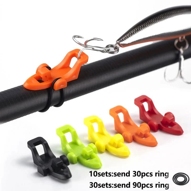 1-10pcs Fishing Rod Pole Hook Keeper Lure Bait Holder Lure Accessories Jig Hooks Safety Keeping Holder Fishing Tool 260630 - Image 1
