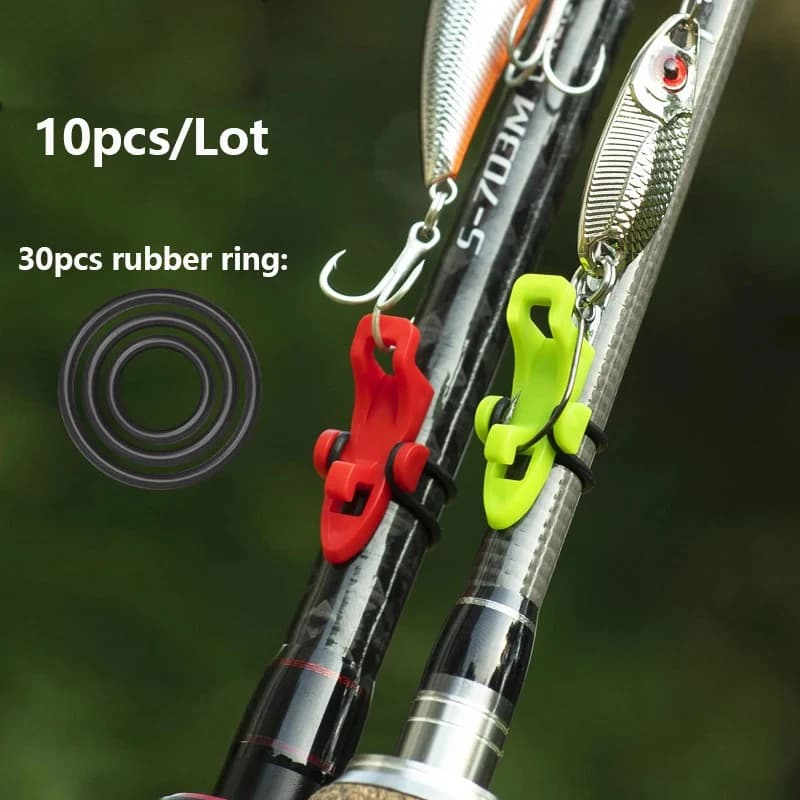 1-10pcs Fishing Rod Pole Hook Keeper Lure Bait Holder Lure Accessories Jig Hooks Safety Keeping Holder Fishing Tool 260630 - Image 2