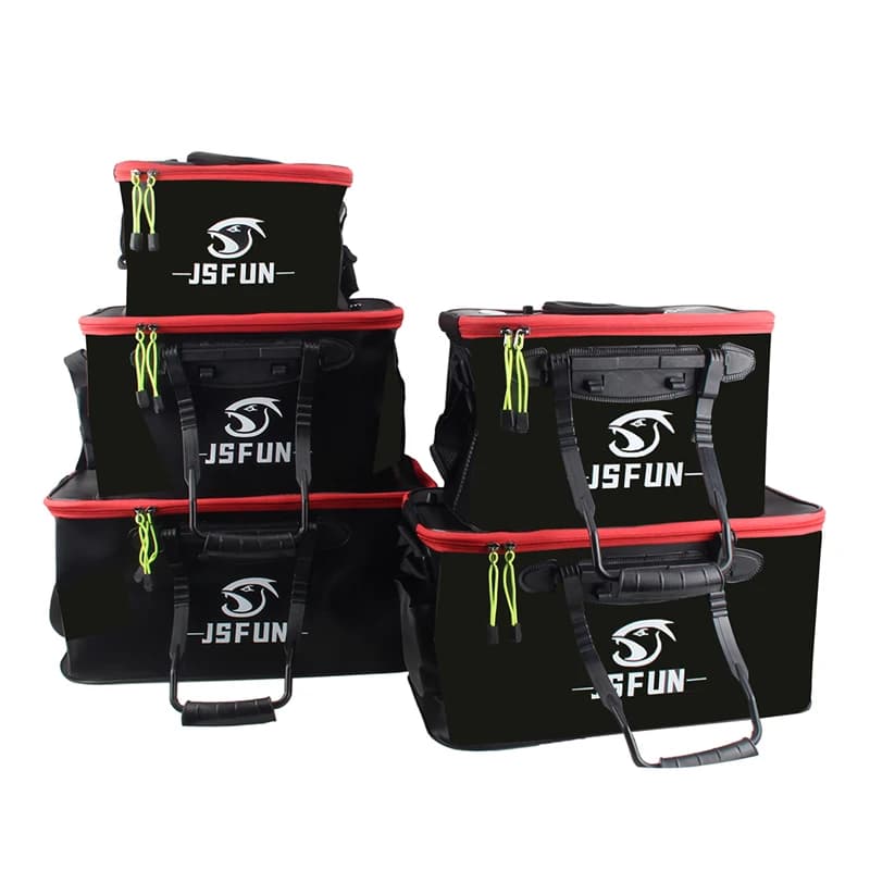 Fishing Bucket Folding Thickening Living Fish Bucket Without Oxygen Pump Portable EVA Water Tank Outdoor Fishing Live Fish Box - Image 1
