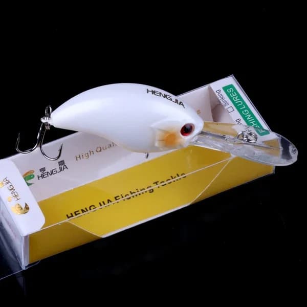 HENGJIA 13G 9CM Fishing Lures Rock Crank Bait Crankbait Minnow Bass Treble Hooks Swim Hard Lure Baits Wobbler Long Big Tongue - Image 4