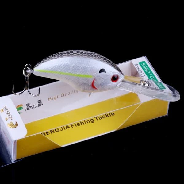 HENGJIA 13G 9CM Fishing Lures Rock Crank Bait Crankbait Minnow Bass Treble Hooks Swim Hard Lure Baits Wobbler Long Big Tongue - Image 5