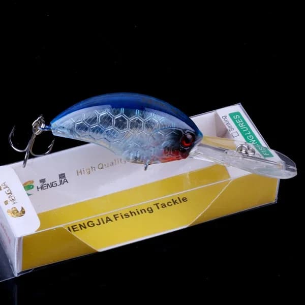HENGJIA 13G 9CM Fishing Lures Rock Crank Bait Crankbait Minnow Bass Treble Hooks Swim Hard Lure Baits Wobbler Long Big Tongue - Image 6