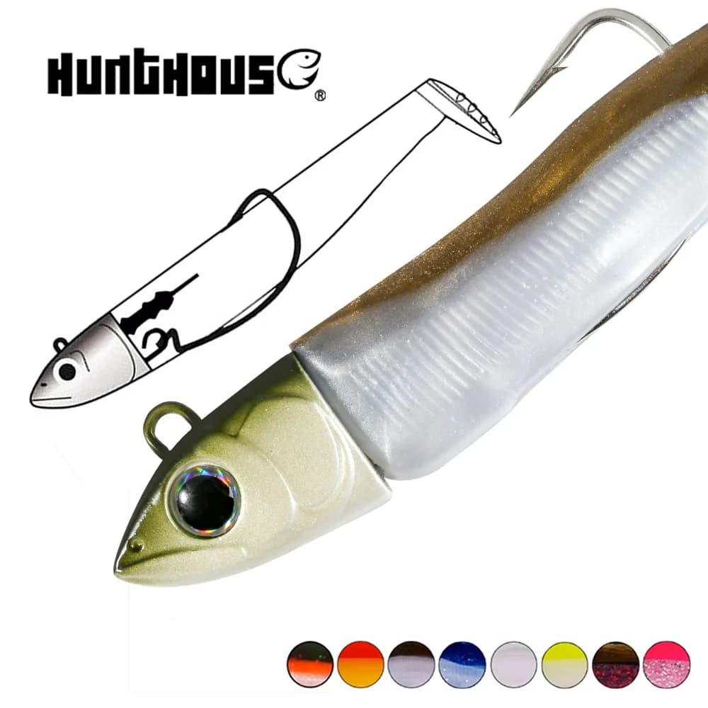 Hunthouse Barret Minnow 7g/12g/25g/40g/60g/90g/120g Easy Shiner Soft Fishing Lure Jig Bait Bass Pike Fishing Leurre Souple - Image 1
