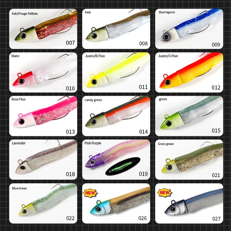 Hunthouse Barret Minnow 7g/12g/25g/40g/60g/90g/120g Easy Shiner Soft Fishing Lure Jig Bait Bass Pike Fishing Leurre Souple - Image 5