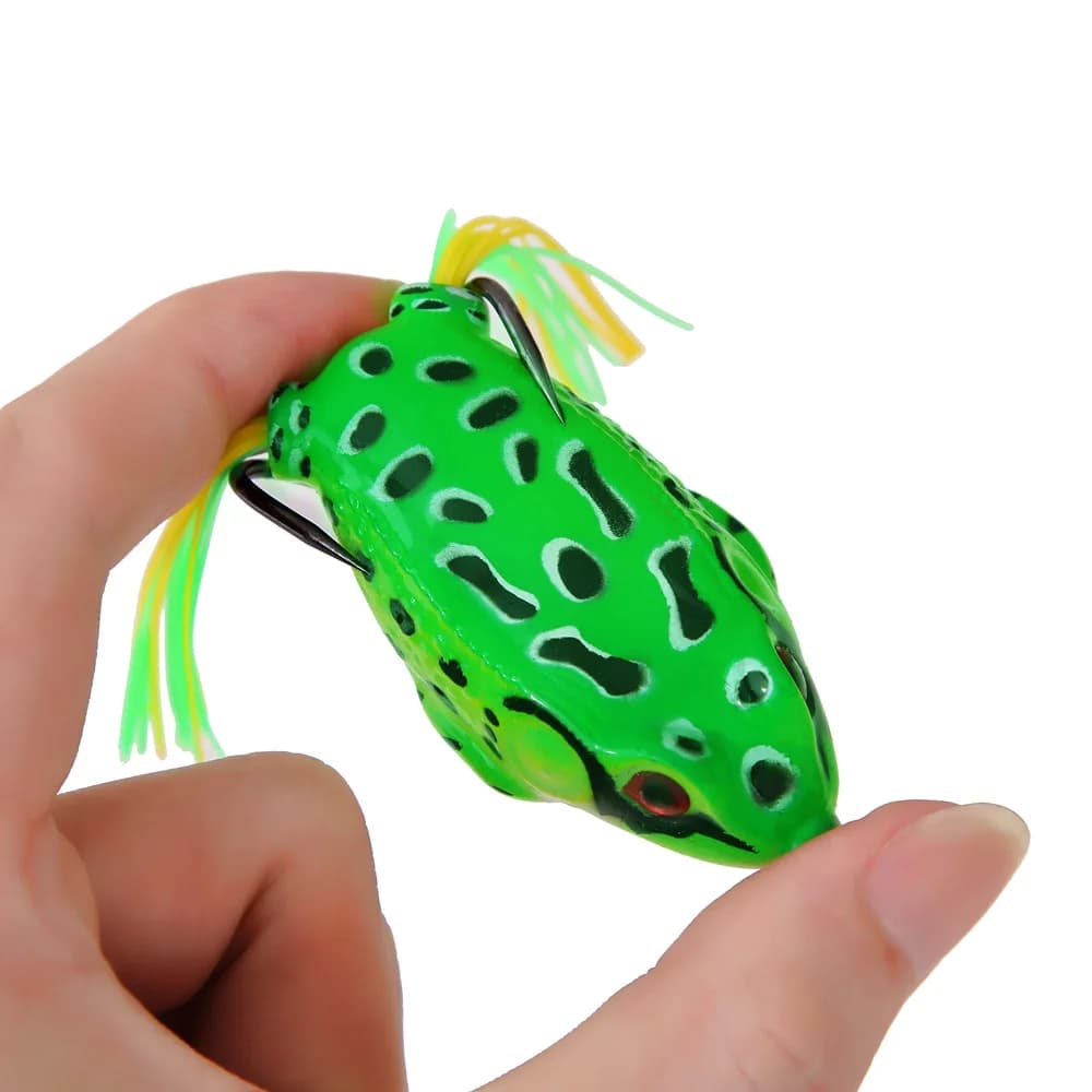1 Pcs 5G 8.5G 13G 17.5G Frog Lure Soft Tube Bait Plastic Fishing Lure with Fishing Hooks Top Water Ray Frog Artificial 3D Eyes - Image 5