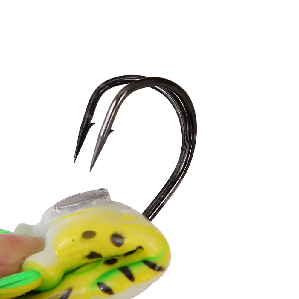 1 Pcs 5G 8.5G 13G 17.5G Frog Lure Soft Tube Bait Plastic Fishing Lure with Fishing Hooks Top Water Ray Frog Artificial 3D Eyes - Image 6