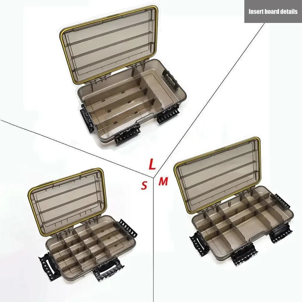 Waterproof Fishing Tackle Box Large Capacity Fishing Accessories Tool Storage Box Fish Hook Lure Fake Bait Box Fishing Supplies - Image 3