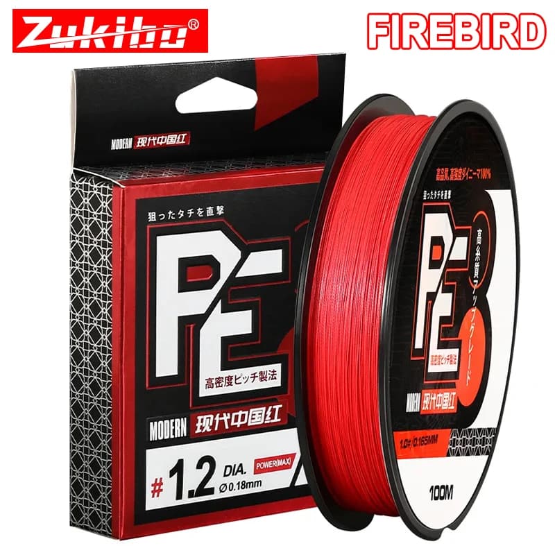 ZUKIBO Firebird Never Faded 8 Strands Braided Fishing Line Japanese High Quality 8x Multifilament PE Wire Power Saltwater Line - Image 1