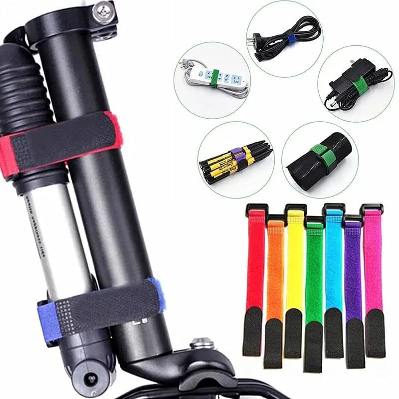 Fishing Rod Tie Holder Strap Suspender Fastener Hook Loop Ties Belt Fishing Rod Strapping Wrap Band Outdoor Fish Tool - Image 2