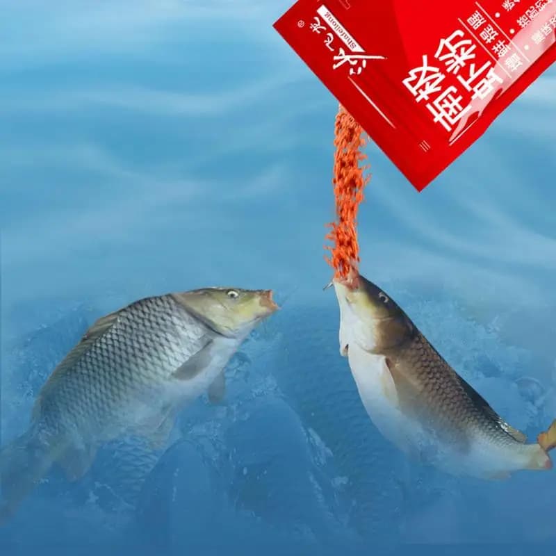 Bait Powder For Fishing Fish Scent Red Worm Powder Natural Powder Highly Concentrated Fishing Attractants For Freshwater - Image 5