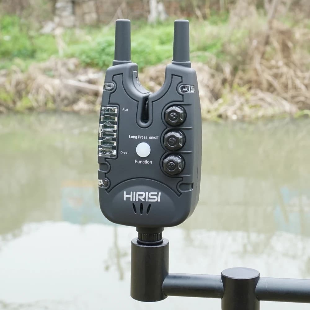 Hirisi Carp Fishing Bite Alarms with LED Light, Adjustable Volume, Tone, Sensitivity Fishing Bite Indicators B150 - Image 2