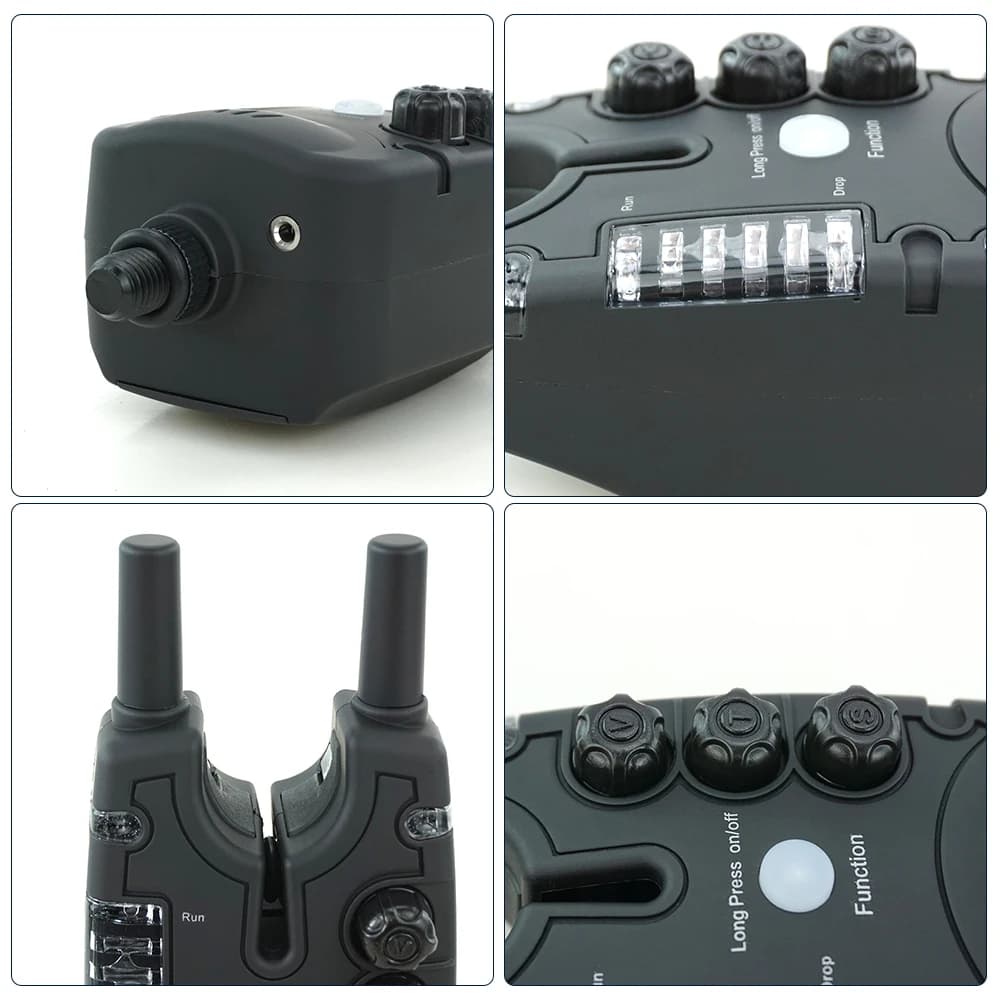 Hirisi Carp Fishing Bite Alarms with LED Light, Adjustable Volume, Tone, Sensitivity Fishing Bite Indicators B150 - Image 3