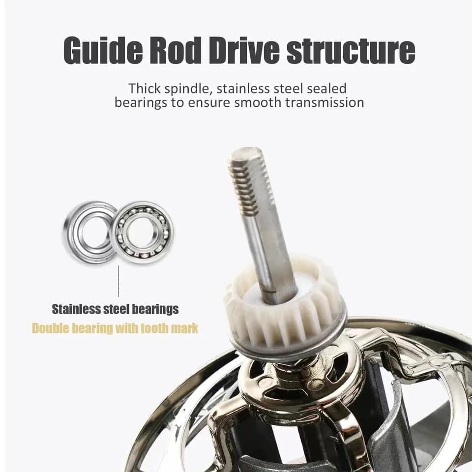 Rooblinos Stainless Steel Bearing Spinning Fishing Reel 8000 9000 10000 12000 14000 25KG Powerful Reel Saltwater Fresh Water - Image 6