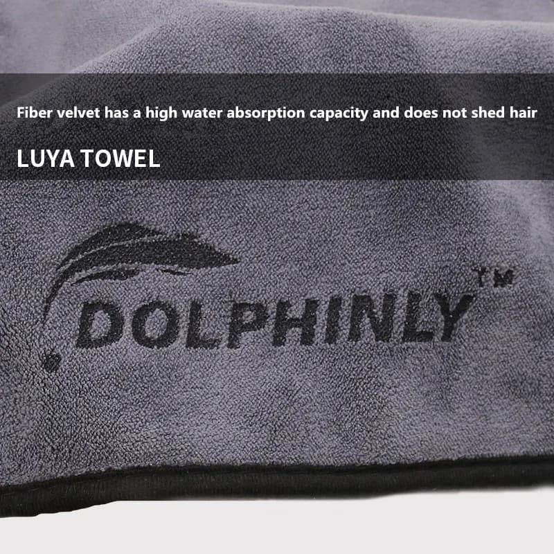 Portable buckle fishing towel with thickened anti slip and hand wiping properties, absorbent cotton towel, outdoor fishing tool - Image 3