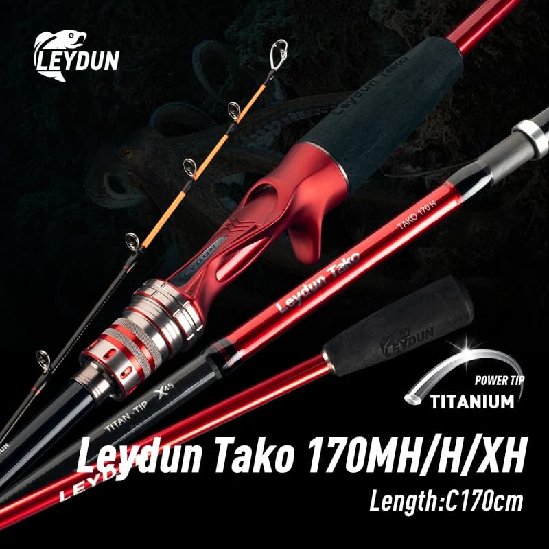 LEYDUN Rang's Tako LEYDUN Octopus 170MH/H Fishing Rods Tianium Tip Cuttlefish Fishing Casting Rod Squid Boat Fishing Webfooted - Image 1