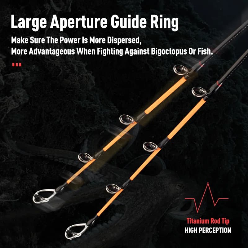 LEYDUN Rang's Tako LEYDUN Octopus 170MH/H Fishing Rods Tianium Tip Cuttlefish Fishing Casting Rod Squid Boat Fishing Webfooted - Image 3
