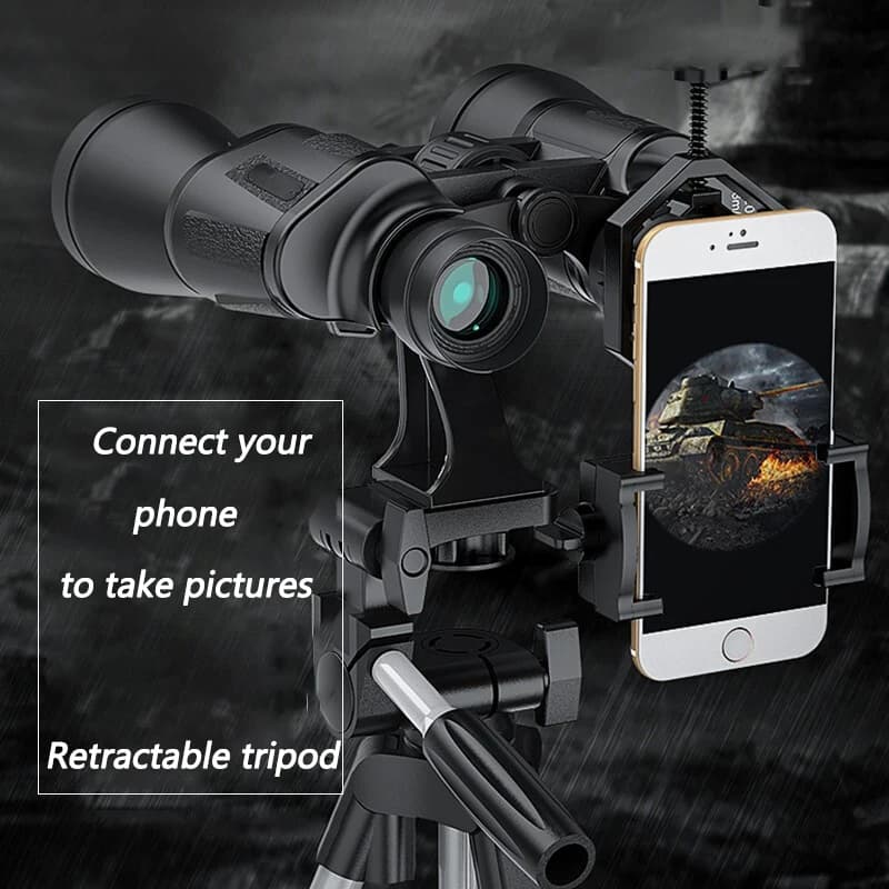 50000M German Military 20X50 Zoom HD BAK4-Prism Powerful Binoculars Long Range Professional Telescope For Outdoor Camping Travel - Image 2