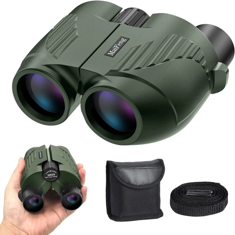 20X25 Binoculars Professional HD Pocket Waterproof Camping Observation Telescope Portable Optical Telescope Outdoor for Hunting - Image 1