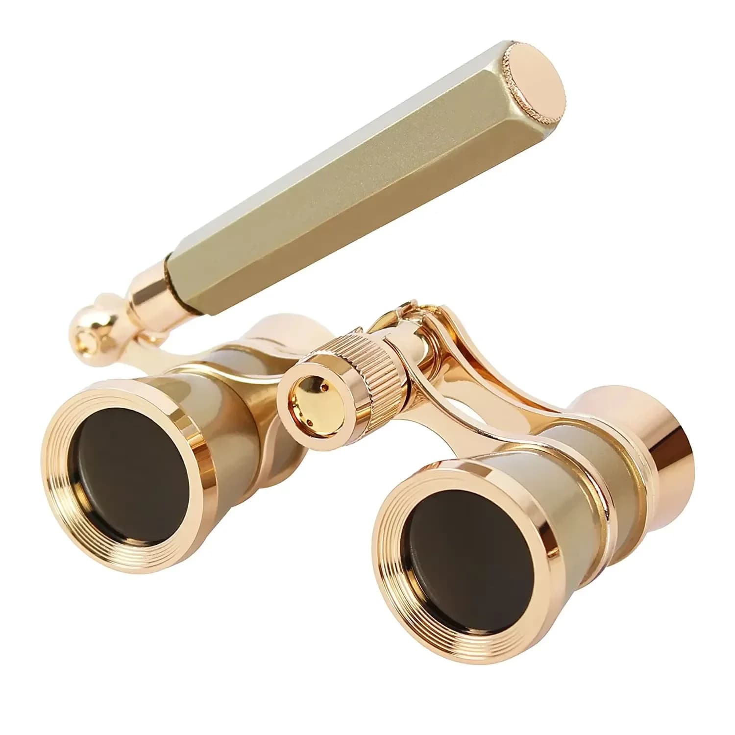 Opera Glasses Binoculars Metal Body With Chain/handle Theater Telescope Women Girls Optical Design Gift Retro Binoculars - Image 4