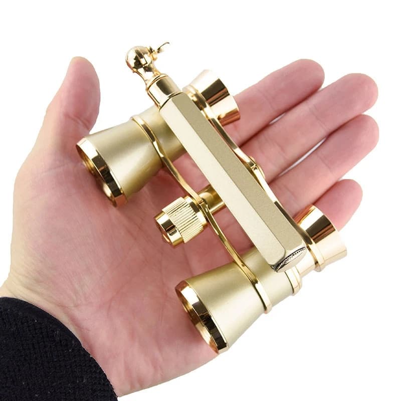 Hot New 3x25 Vintage Binoculars Telescope Opera Theater Glasses with Retractable Handle Women Girls Telescope Hose Racing Glass - Image 4