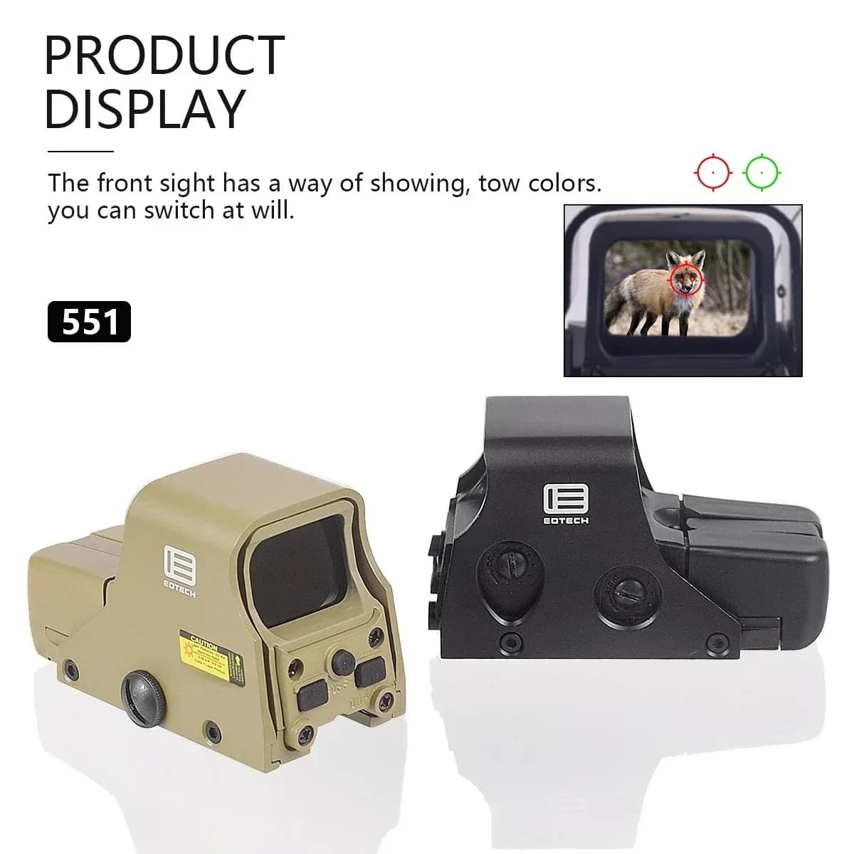 Tactical 551 552 553 558 Red Dot Holographic Sight Eotech G33 G43 G45 Scope 3X Magnifier Hunting Scope Hydra Riser Airsoft Scope - Image 6