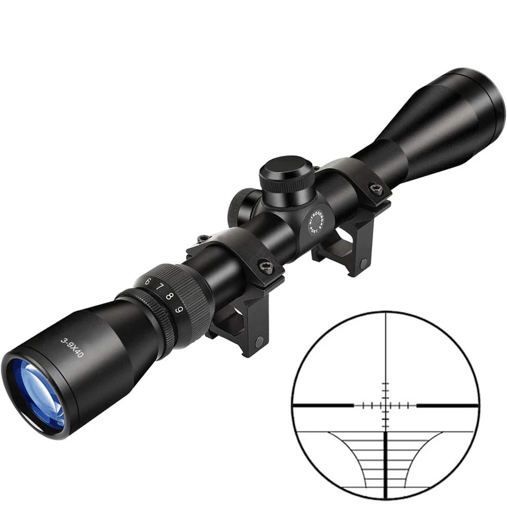 3-9X40 Hunting Deer Air Scope Wire Rangefinder Reticle Crossbow Mil Dot Reticle Scopes Optical Sights - Image 1