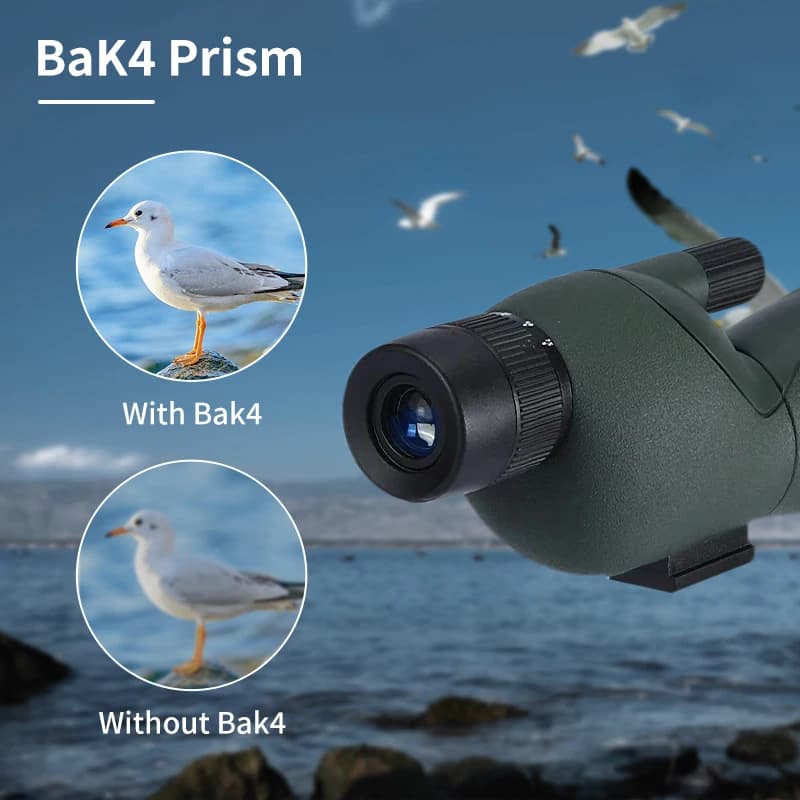 25-75x60 Spotting Scope Zoom Monocular high power telescope Bak4 Prism ED Lens For Outdoor Camping Bird Watching hunting - Image 4