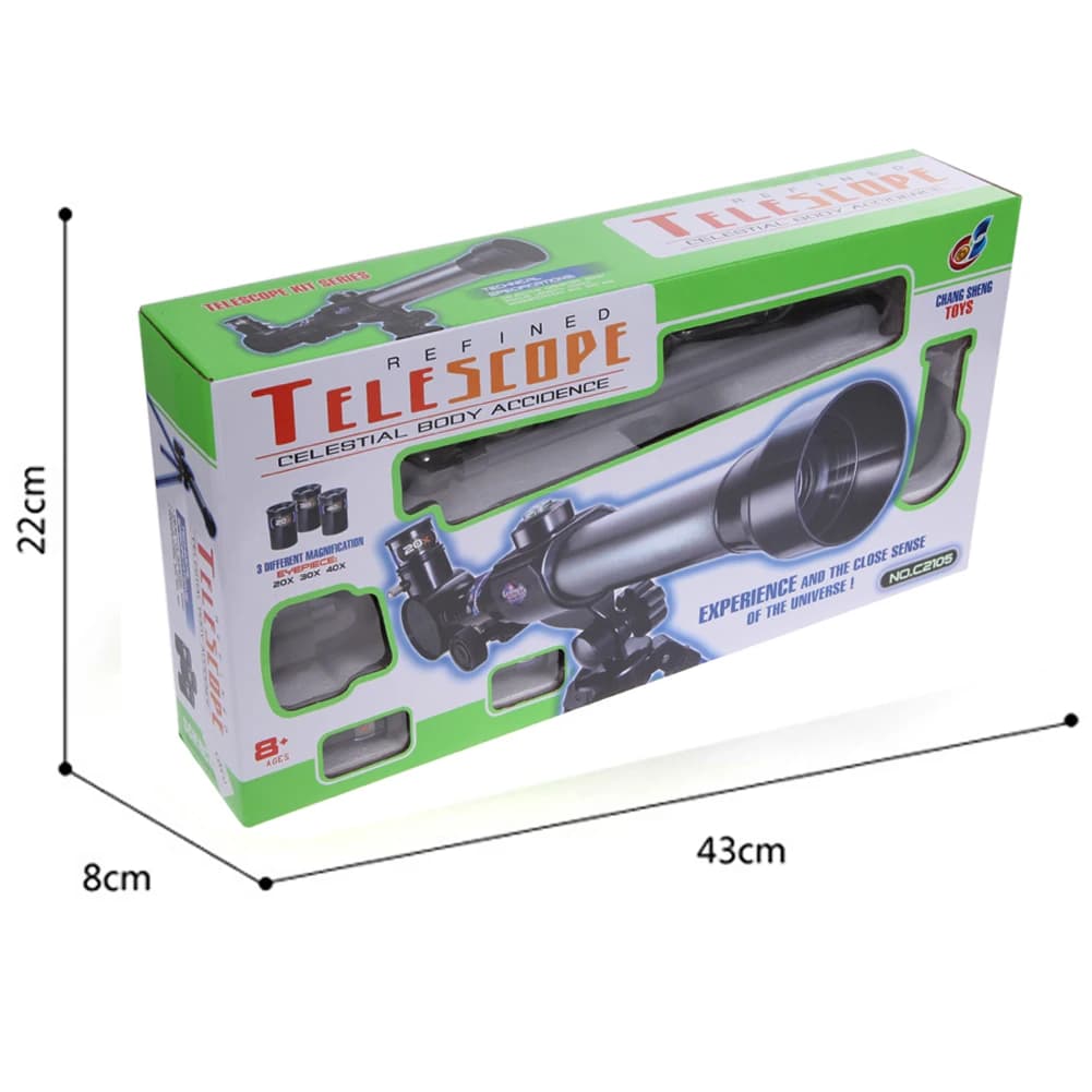 Children Science Astronomical Telescope Monocular Introductory Teaching Aids High Powered Eyepiece 20X 30X 40X - Image 6