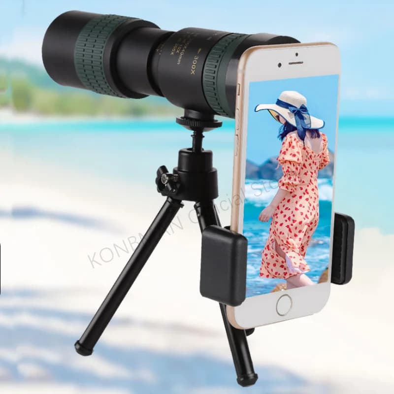 10-300X Zoom High Definition Powerful Binocular Telescope Remote Portable High Quality Professional Hunting Monocular Telescope - Image 4